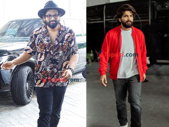 Alluarjun is Shooting for a Brand Endorsement in Hyderabad